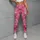 Pink Star Motif Style for Yoga, Pilates, Studio Sessions and Everyday Errands for Women Leggings - 5