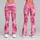 Pink Star Motif Style for Yoga, Pilates, Studio Sessions and Everyday Errands for Women Leggings - 9