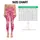 Pink Star Motif Style for Yoga, Pilates, Studio Sessions and Everyday Errands for Women Leggings - 1