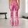 Pink Star Motif Style for Yoga, Pilates, Studio Sessions and Everyday Errands for Women Leggings - 10