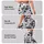 Black Starburst Flowers for Yoga, Pilates, Commuting and Everyday Wear Leggings - 8