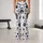 Black Starburst Flowers for Yoga, Pilates, Commuting and Everyday Wear Leggings - 10