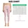Blush Pink Heart Stripe Motif for Yoga, Pilates, Travel, and Everyday Activewear Style Leggings - 1