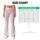 Blush Pink Heart Stripe Motif for Yoga, Pilates, Travel, and Everyday Activewear Style Leggings - 7