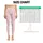 Blush Pink Heart Stripe Motif for Yoga, Pilates, Travel, and Everyday Activewear Style Leggings - 3