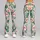 Flamingo And Tropical Leaves For Yoga, Pilates, Travel And Everyday Style Leggings - 9