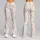 Ivory Gold Wildflower Motifs for Yoga, Pilates and Everyday Wellness for Active Women Leggings - 9