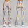 Pastel Wildflower Blooms for Yoga, Pilates, Travel and Everyday Springtime Style Leggings - 9