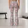 Whimsical Teal And Peach Hearts For Yoga, Pilates, And Everyday Casual Style Wear Leggings - 10