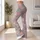 Whimsical Teal And Peach Hearts For Yoga, Pilates, And Everyday Casual Style Wear Leggings - 12