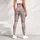 Whimsical Teal And Peach Hearts For Yoga, Pilates, And Everyday Casual Style Wear Leggings - 4