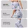 Blue Watercolor Bows for Yoga, Pilates, and Everyday Casual Style Leggings - 2
