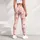 Coral Heart Motifs for Yoga, Pilates and Relaxed Everyday Wellness for Active Women Leggings - 6
