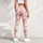 Coral Heart Motifs for Yoga, Pilates and Relaxed Everyday Wellness for Active Women Leggings - 4