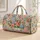 Rose And Hydrangea Patchwork For Sunny Beach Trips And Relaxed Weekend Getaways Quilted Weekend Bag - 1