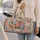 Rose And Hydrangea Patchwork For Sunny Beach Trips And Relaxed Weekend Getaways Quilted Weekend Bag - 2