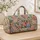 Rose And Hydrangea Patchwork For Sunny Beach Trips And Relaxed Weekend Getaways Quilted Weekend Bag - 4