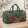 Colorful Desert Cactus Flowers for Sunny Beach Trips, Weekend Getaways and Road Trips Quilted Weekend Bag - 4