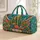 Colorful Desert Cactus Flowers for Sunny Beach Trips, Weekend Getaways and Road Trips Quilted Weekend Bag - 1