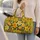 Golden Daffodils and Meadow Butterflies for Sunny Beach Getaways and Spring Escapes Quilted Weekend Bag - 2
