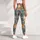 Whimsical Tabby Cats on Teal for Yoga, Running and Everyday Fitness for Cat Lovers Leggings - 6