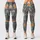 Whimsical Tabby Cats on Teal for Yoga, Running and Everyday Fitness for Cat Lovers Leggings - 3