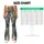 Whimsical Tabby Cats on Teal for Yoga, Running and Everyday Fitness for Cat Lovers Leggings - 7