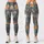 Whimsical Tabby Cats on Teal for Yoga, Running and Everyday Fitness for Cat Lovers Leggings - 1