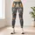 Whimsical Tabby Cats on Teal for Yoga, Running and Everyday Fitness for Cat Lovers Leggings - 6