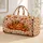 Autumn Pumpkin And Maple Leaves For Halloween Gatherings And Fall Getaways Quilted Weekend Bag - 1