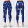 Cobalt Blue And White Star Motif For Gym Training, Yoga, And Everyday Activewear Leggings - 3