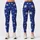 Cobalt Blue And White Star Motif For Gym Training, Yoga, And Everyday Activewear Leggings - 1