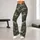 Olive Woodland Camo for Outdoor Yoga, Running, Hiking, and Everyday Activewear Leggings - 10