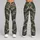 Olive Woodland Camo for Outdoor Yoga, Running, Hiking, and Everyday Activewear Leggings - 9