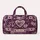 Purple Heart Patchwork Motifs for Romantic Weekend Getaways and Relaxed Travel Style Quilted Weekend Bag - 6