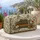 Vintage Books and Wildflowers for Relaxing Beach Reading Getaways and Boho Escapes Quilted Weekend Bag - 5