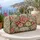 Coral Tulip Garden with Coastal Botanicals for Sunny Beach Days and Weekend Getaways Quilted Weekend Bag - 5