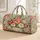 Coral Tulip Garden with Coastal Botanicals for Sunny Beach Days and Weekend Getaways Quilted Weekend Bag - 1