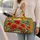 Crimson Poppy Meadow and Wildflowers for Bohemian Weekend Getaways Quilted Weekend Bag - 2