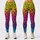 Neon Lime Rainbow Leopard Spots for Bold Gym Sessions and Outdoor Running Style Leggings - 3
