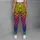 Neon Lime Rainbow Leopard Spots for Bold Gym Sessions and Outdoor Running Style Leggings - 6