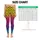 Neon Lime Rainbow Leopard Spots for Bold Gym Sessions and Outdoor Running Style Leggings - 1