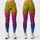 Neon Lime Rainbow Leopard Spots for Bold Gym Sessions and Outdoor Running Style Leggings - 1