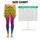 Neon Lime Rainbow Leopard Spots for Bold Gym Sessions and Outdoor Running Style Leggings - 3