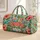 Tropical Crab and Hibiscus Coastal Motifs for Sunny Beach Days and Vacation Getaways Quilted Weekend Bag - 1