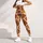 Warm Giraffe Spots for Yoga, Gym Training, and Everyday Activewear Leggings - 6