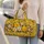 Golden Daffodils and Meadow Birds for Sunny Coastal Getaways and Spring Travel Days Quilted Weekend Bag - 2
