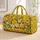 Golden Daffodils and Meadow Birds for Sunny Coastal Getaways and Spring Travel Days Quilted Weekend Bag - 1
