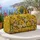 Golden Daffodils and Meadow Birds for Sunny Coastal Getaways and Spring Travel Days Quilted Weekend Bag - 5