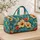 Tropical Hibiscus And Palm Leaves For Relaxed Beach, Camping, And Vacation Getaways Quilted Weekend Bag - 4
